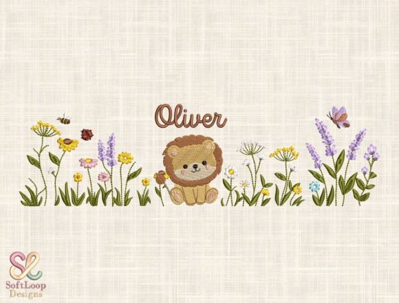 Download Custom Lion Embroidery Design - Premium Resources